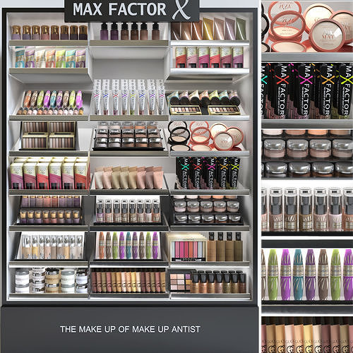 Cosmetic Set 5 Showcase 3D model