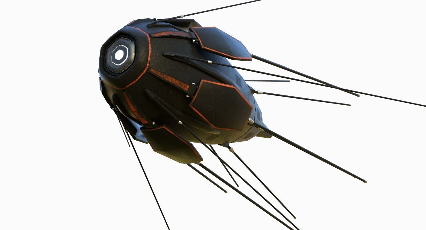 Space Probe 3D model_2