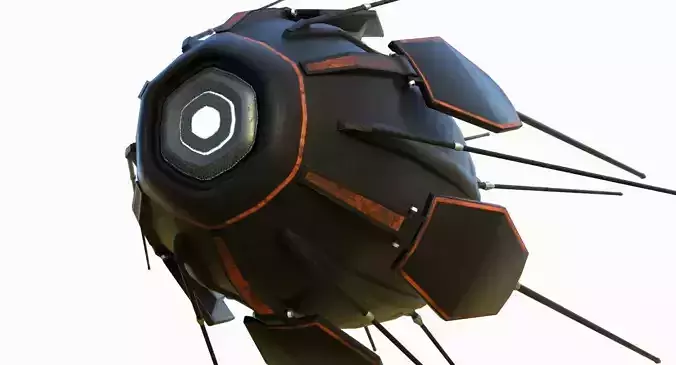 Space Probe 3D model