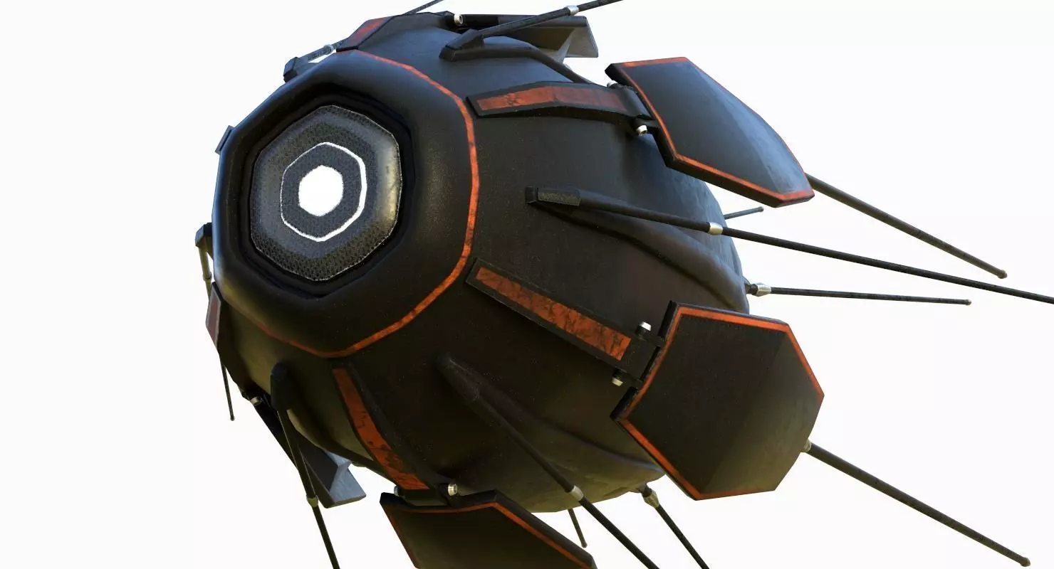 Space Probe 3D model_0