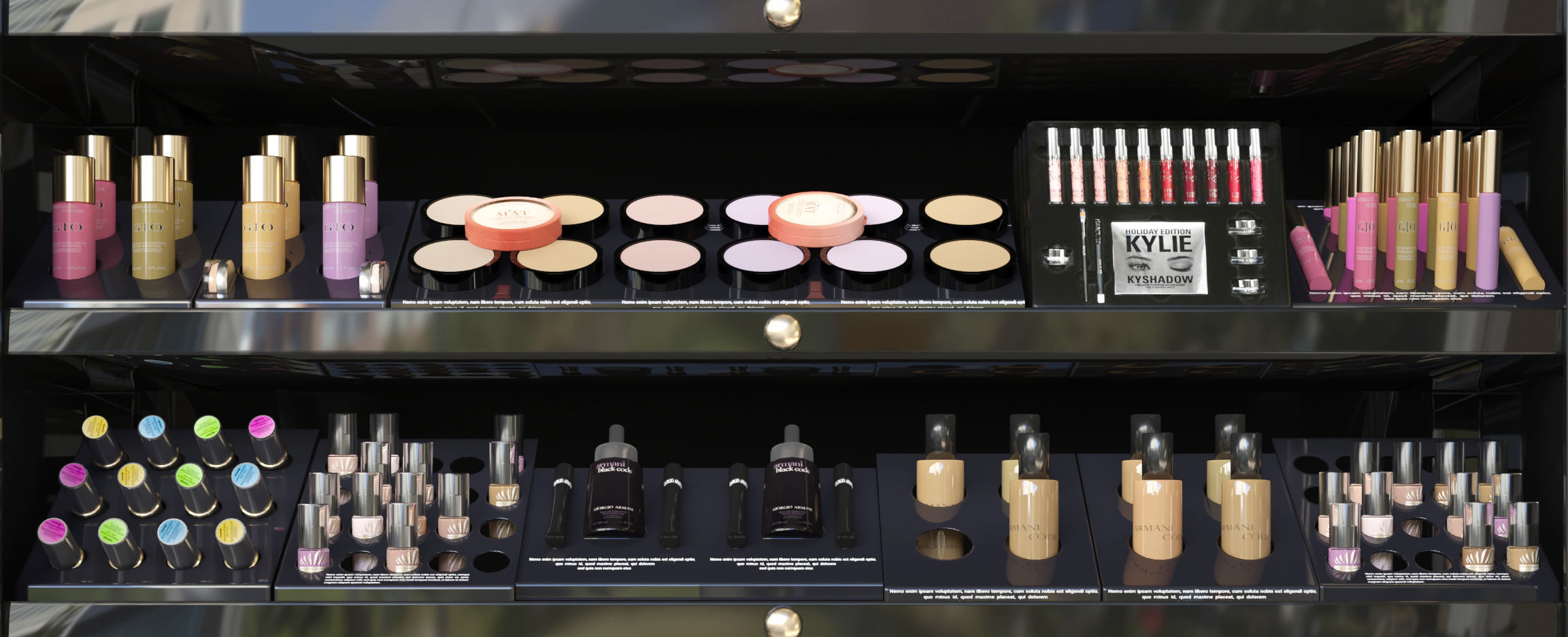 Cosmetic set 7 Showcase 3D model_3