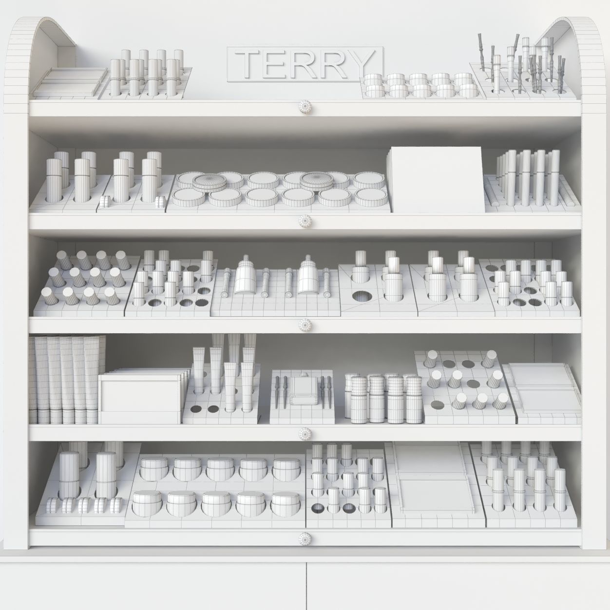 Cosmetic set 7 Showcase 3D model_1