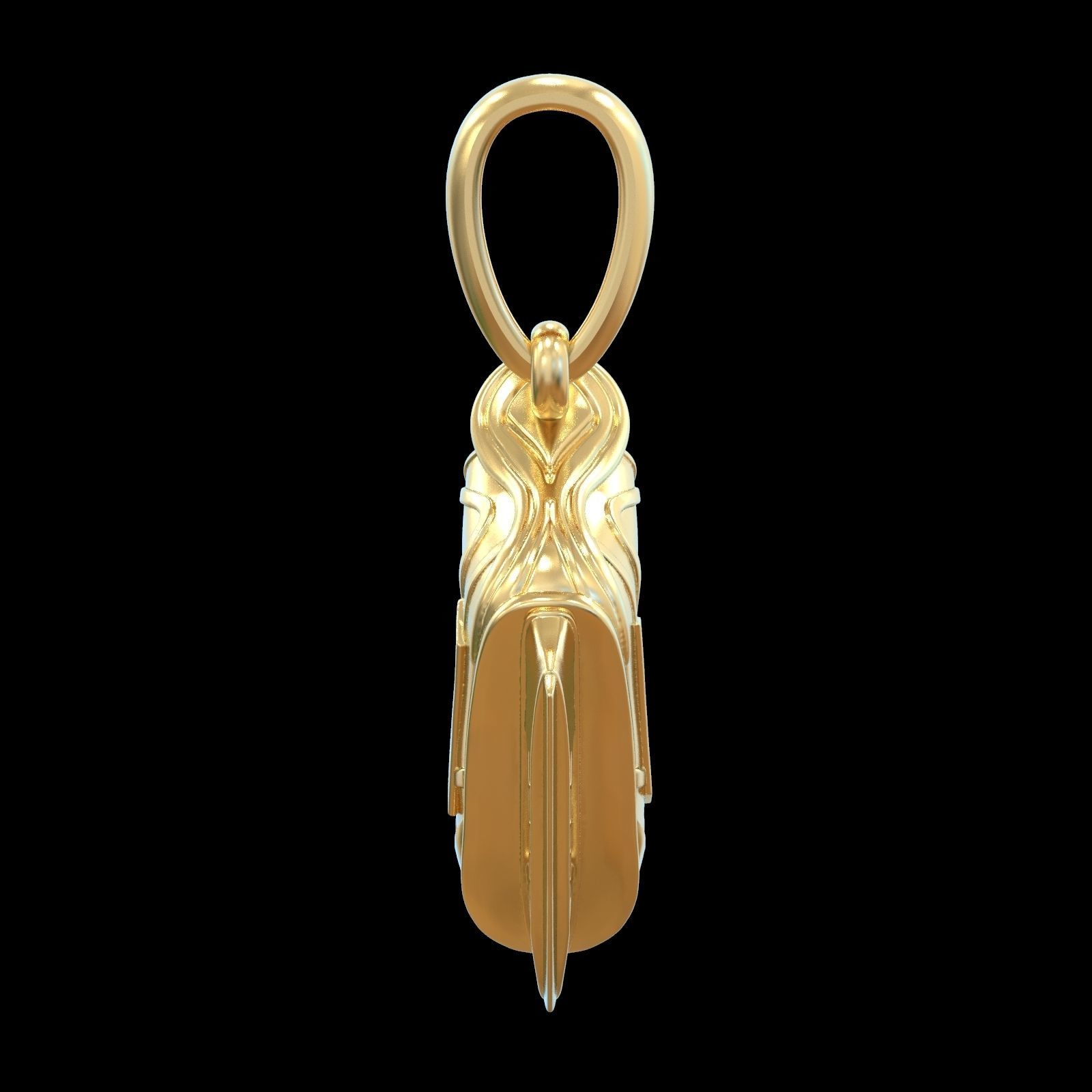 Pendant P052 3D print model_4