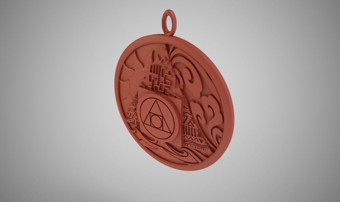 Alchemy Necklace 3D print model_13