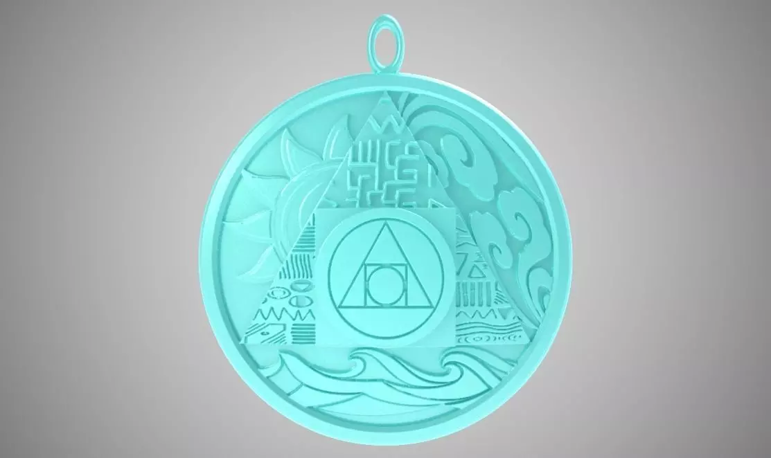 Alchemy Necklace 3D print model_0