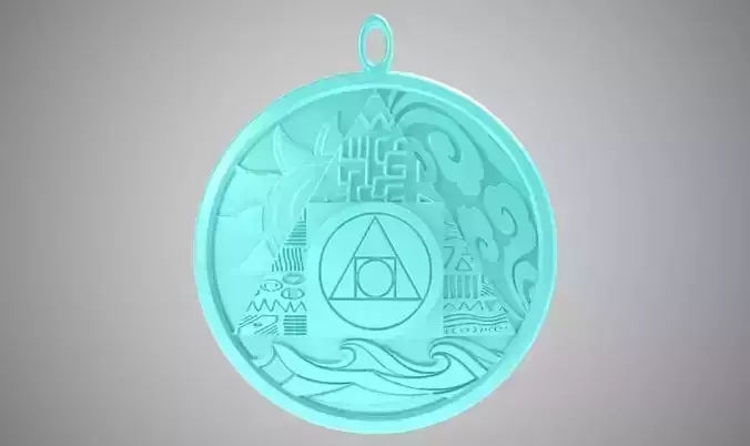 Alchemy Necklace 3D print model