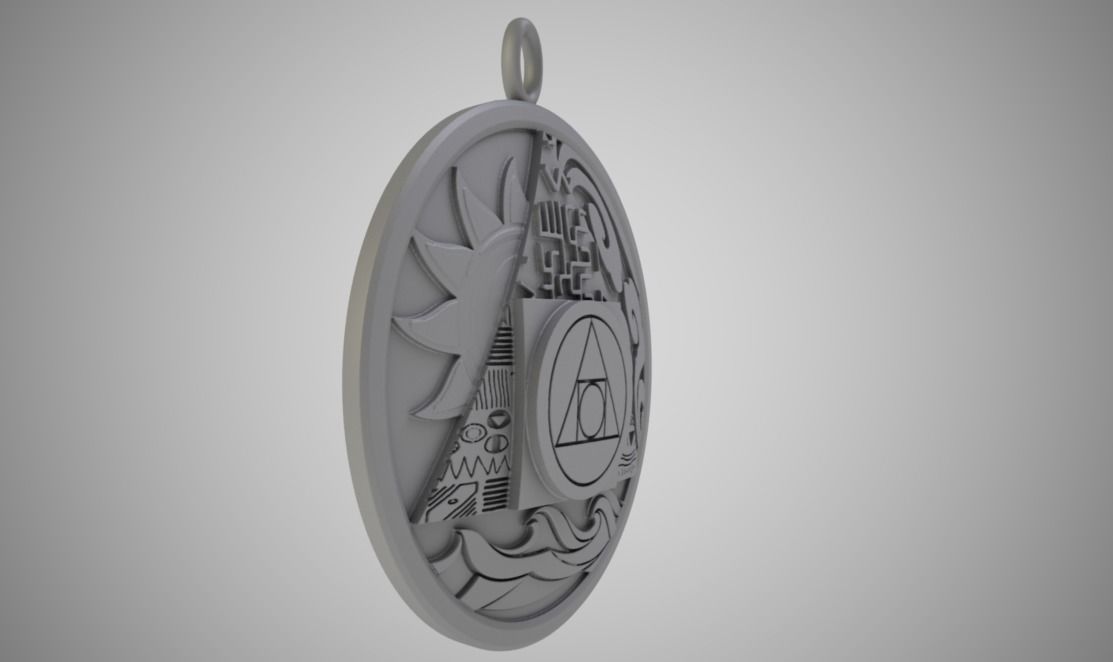 Alchemy Necklace 3D print model_4