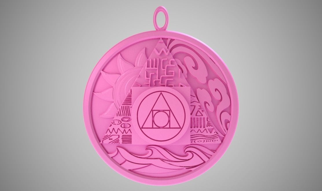 Alchemy Necklace 3D print model_8