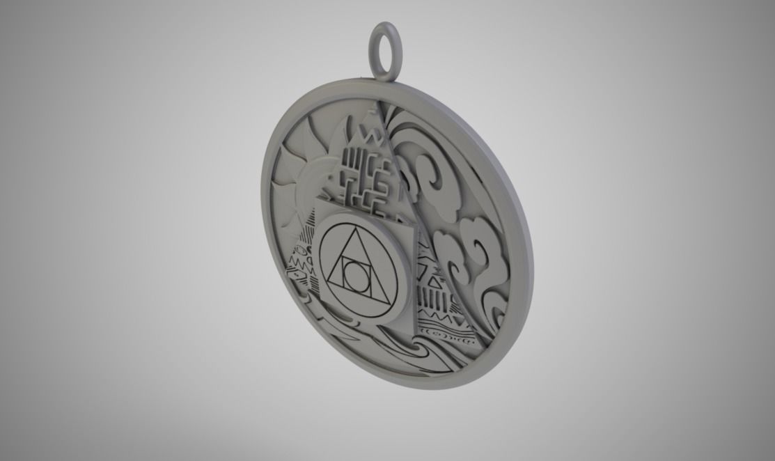 Alchemy Necklace 3D print model_11