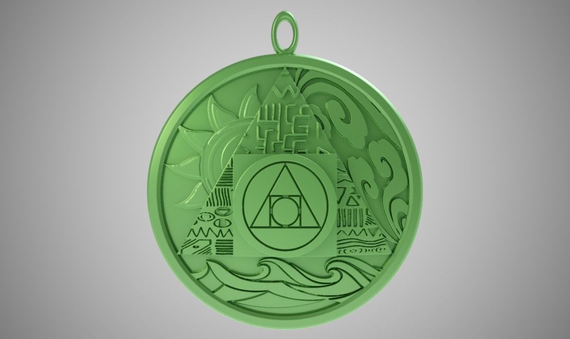 Alchemy Necklace 3D print model_10