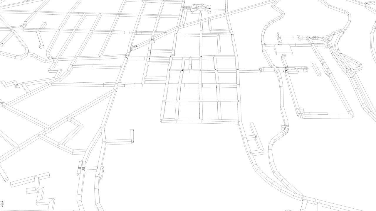 Macau Road Network and Streets 3D model_17