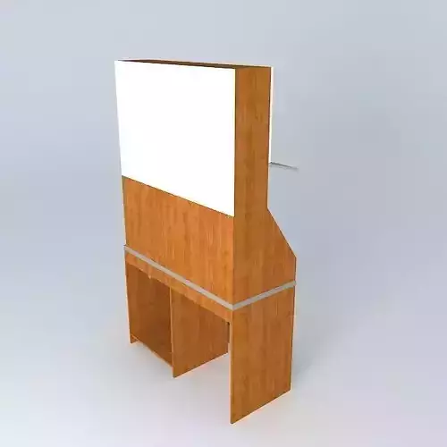 Kitchen wooden display stand with board