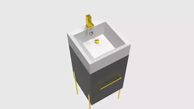Premium Sink 3D model By Iammdshanto Free 3D model