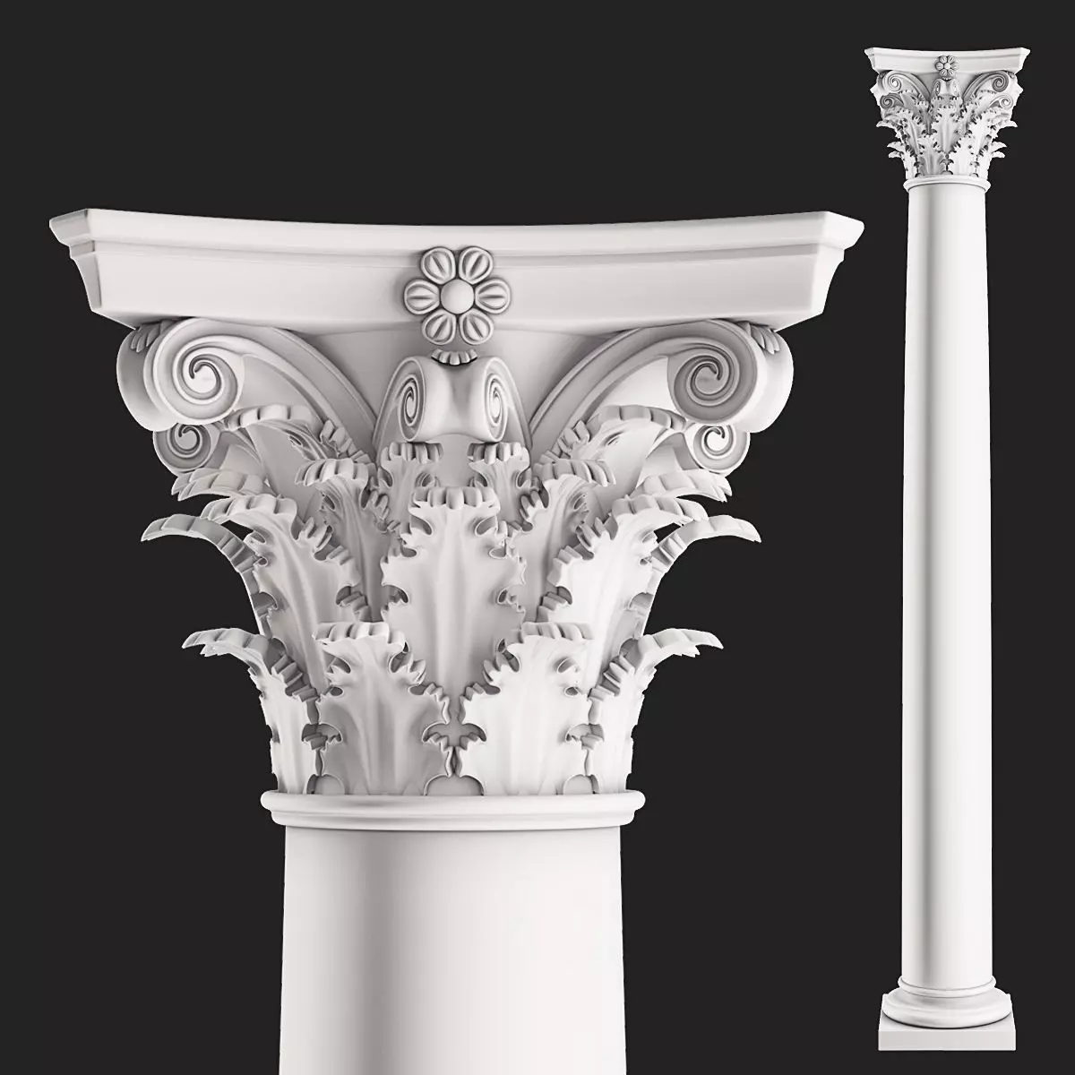 Column ompozite order 3D model_0
