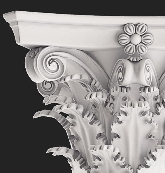 Column ompozite order 3D model_4