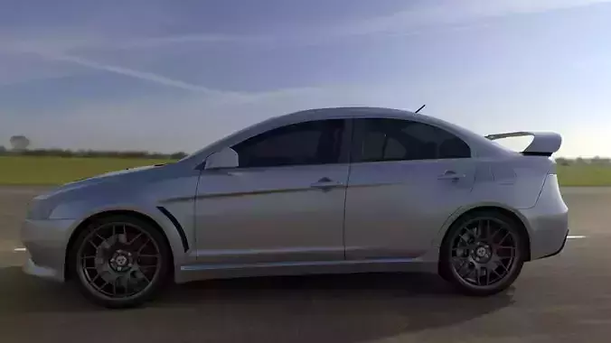 Mitsubishi Evo 3D model