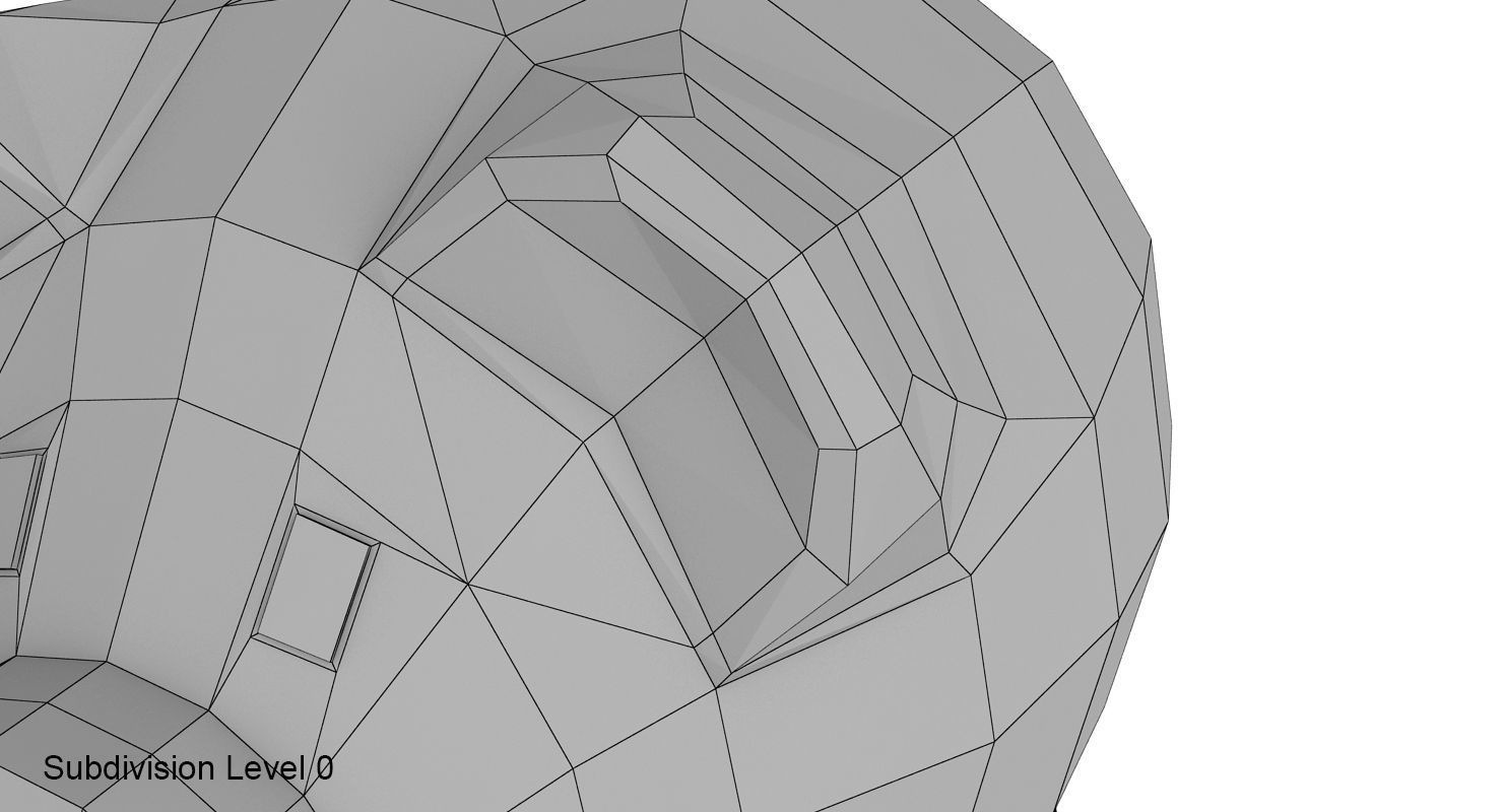 Money box pig 3D model_16