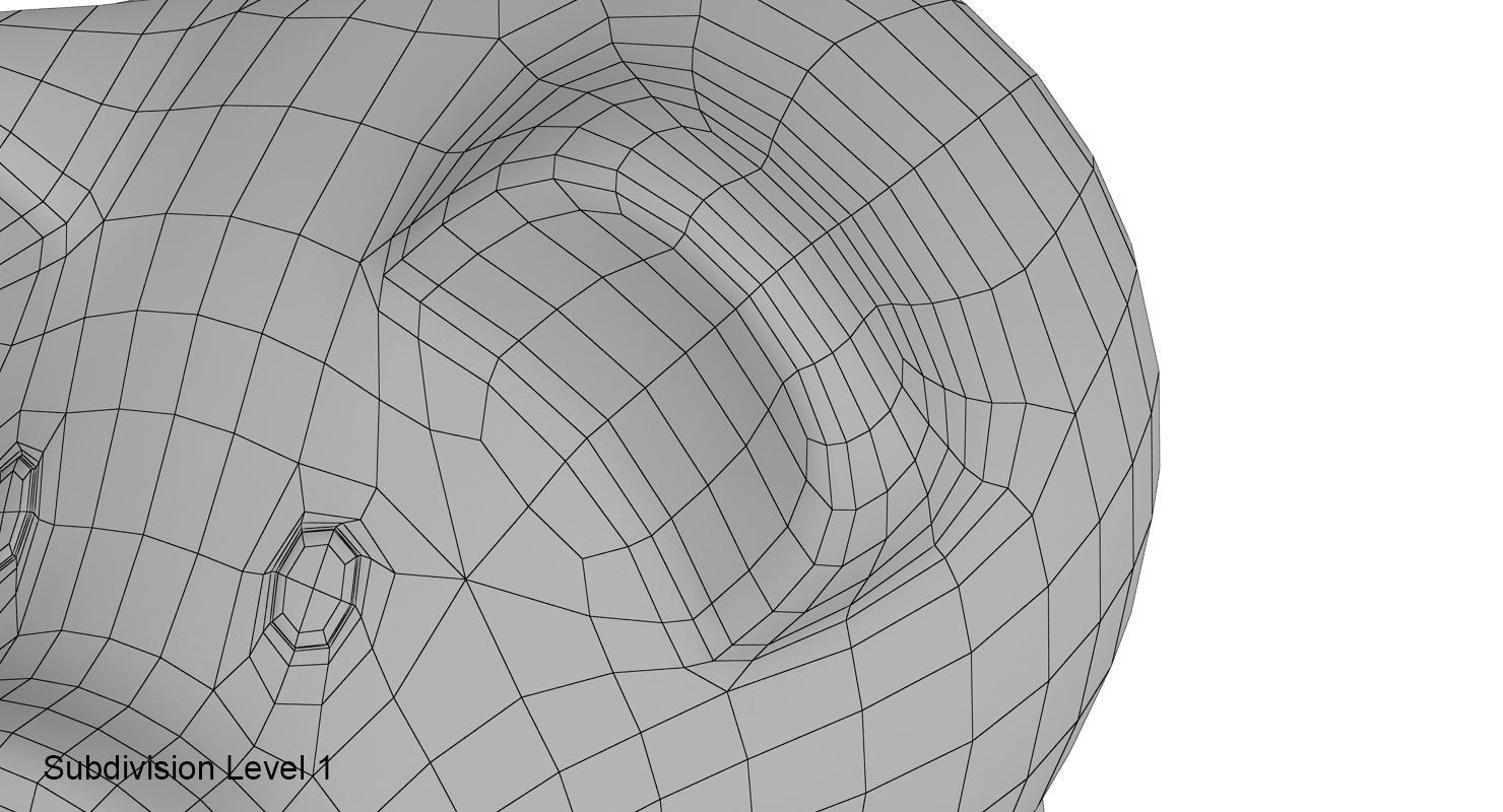 Money box pig 3D model_25