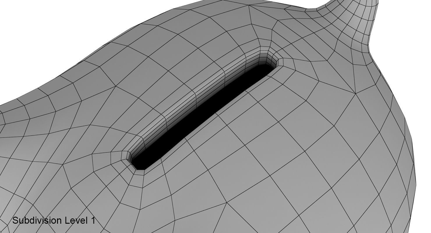 Money box pig 3D model_27