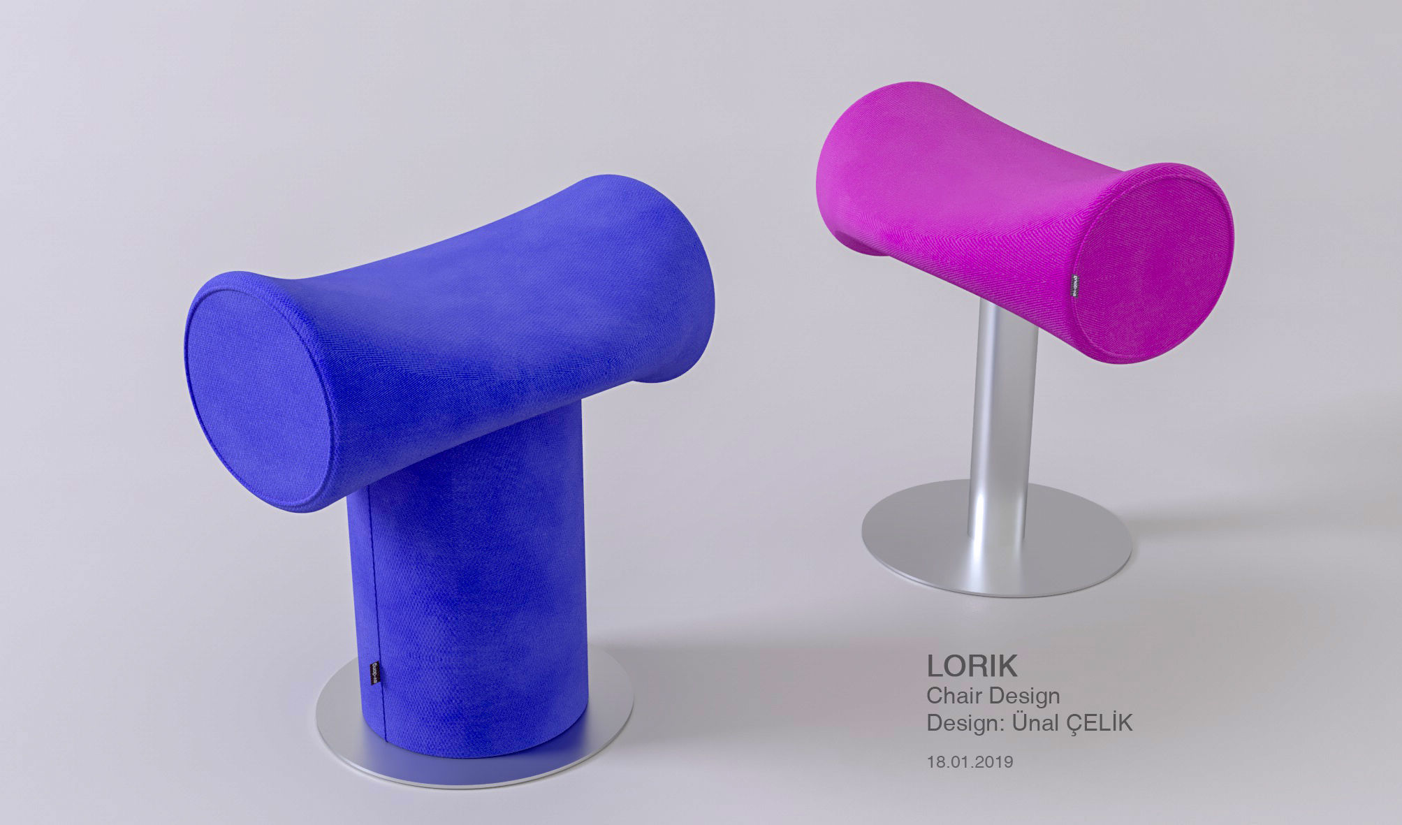 LORIK stool 3D model_1