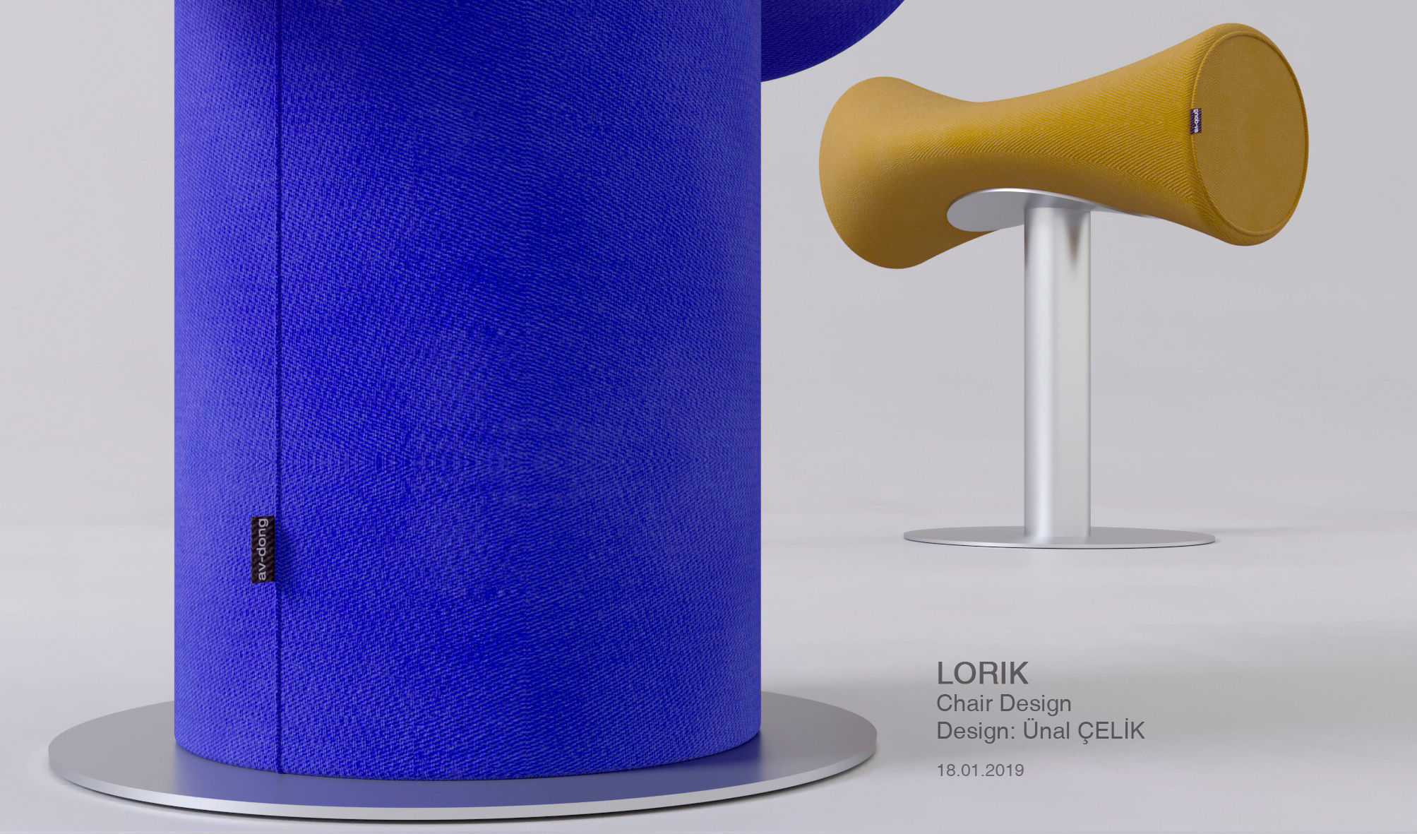 LORIK stool 3D model_4