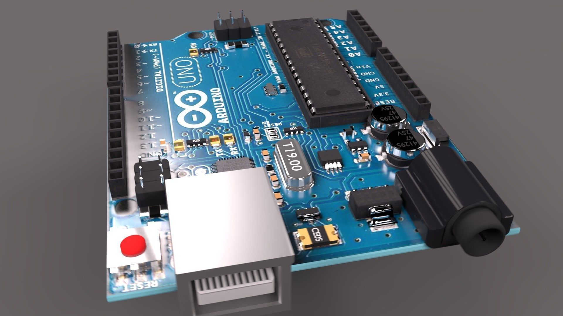 ARDUINO UNO 3D model_2