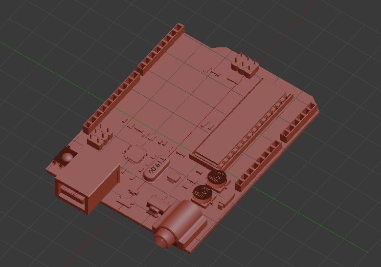 ARDUINO UNO 3D model_4