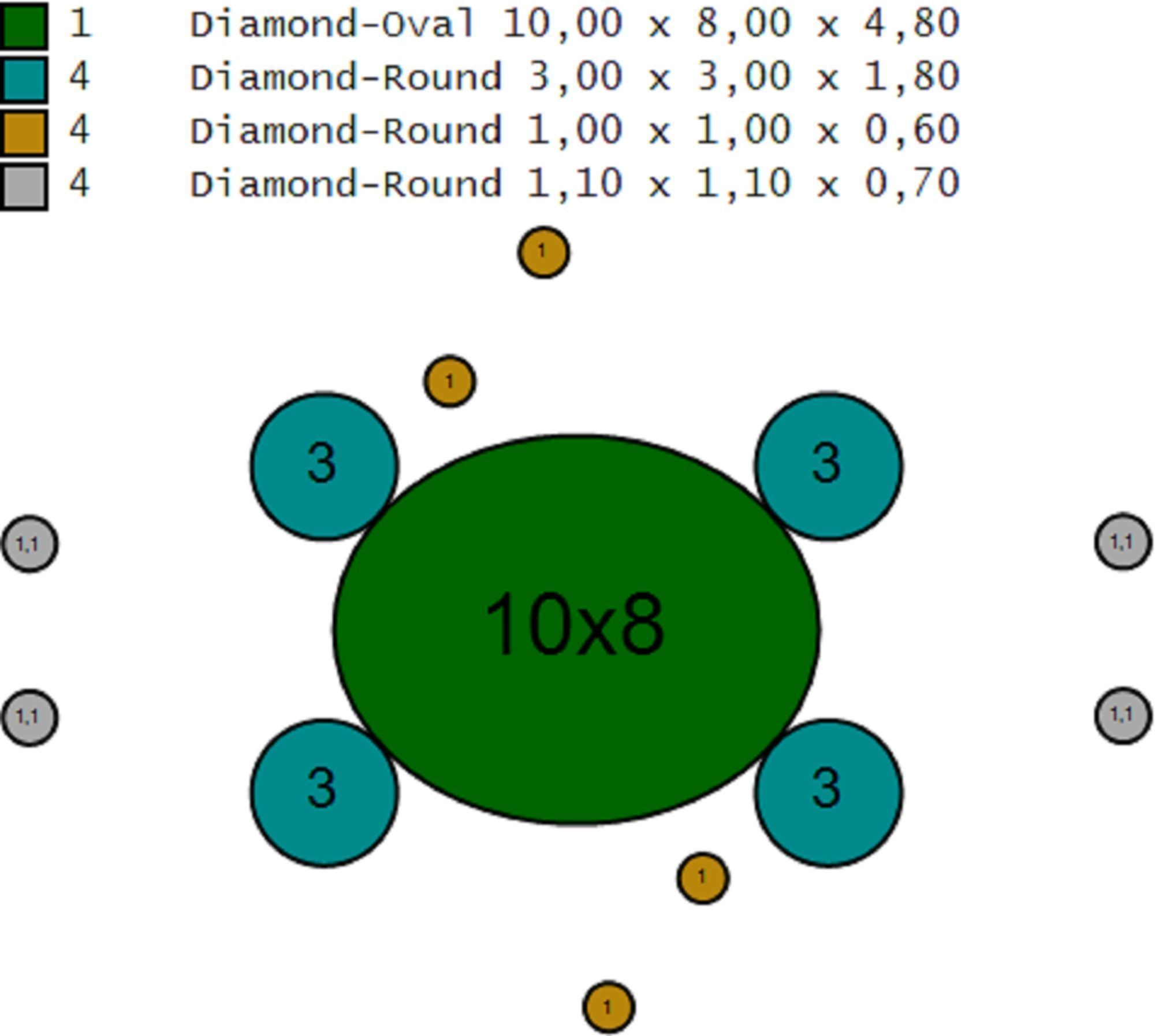 ring four snakes 3D print model_9