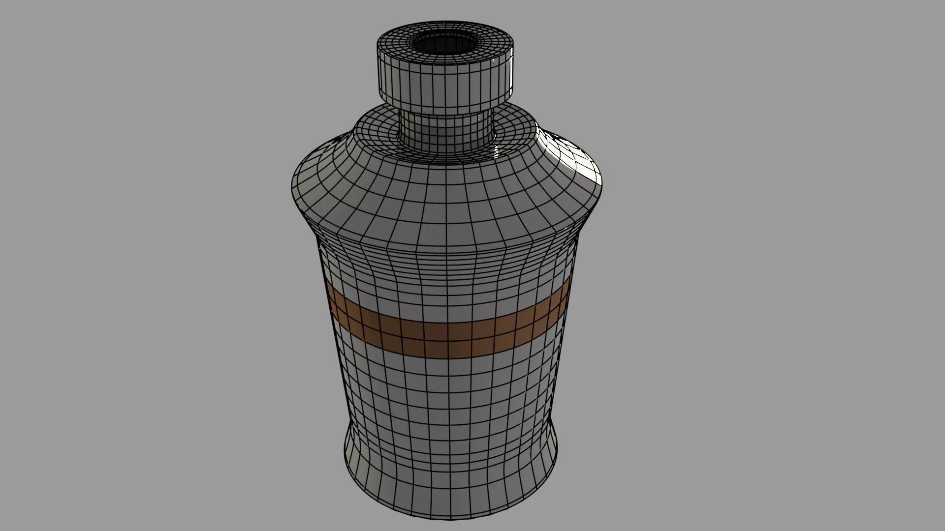 Metal Jug 3D model_0