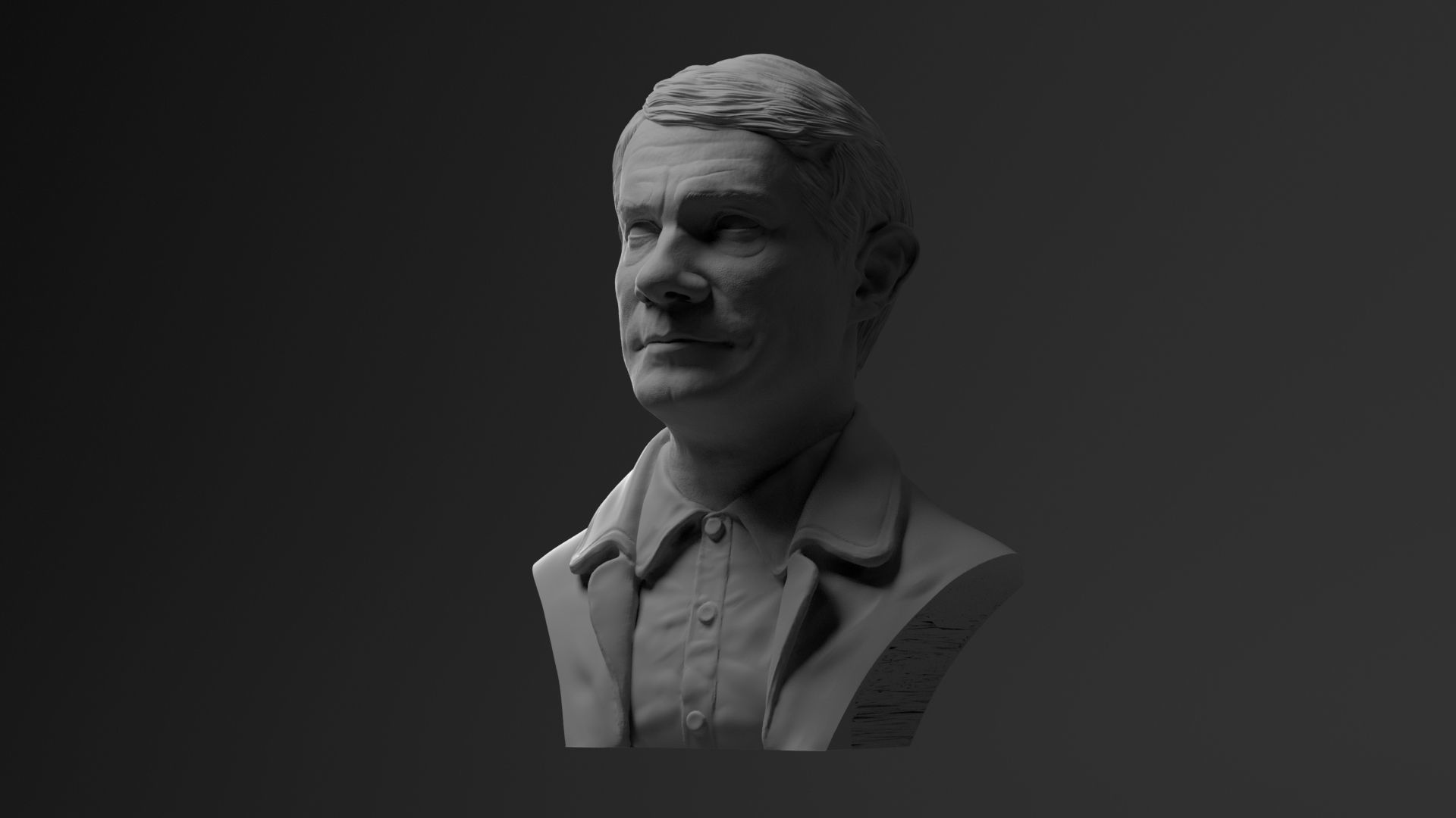 Martin Freeman John Watson - from Sherlock 3D print model_3