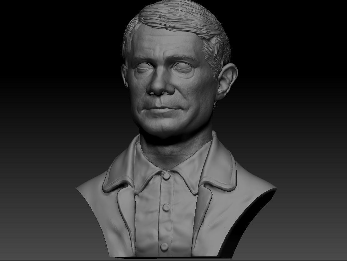 Martin Freeman John Watson - from Sherlock 3D print model_5