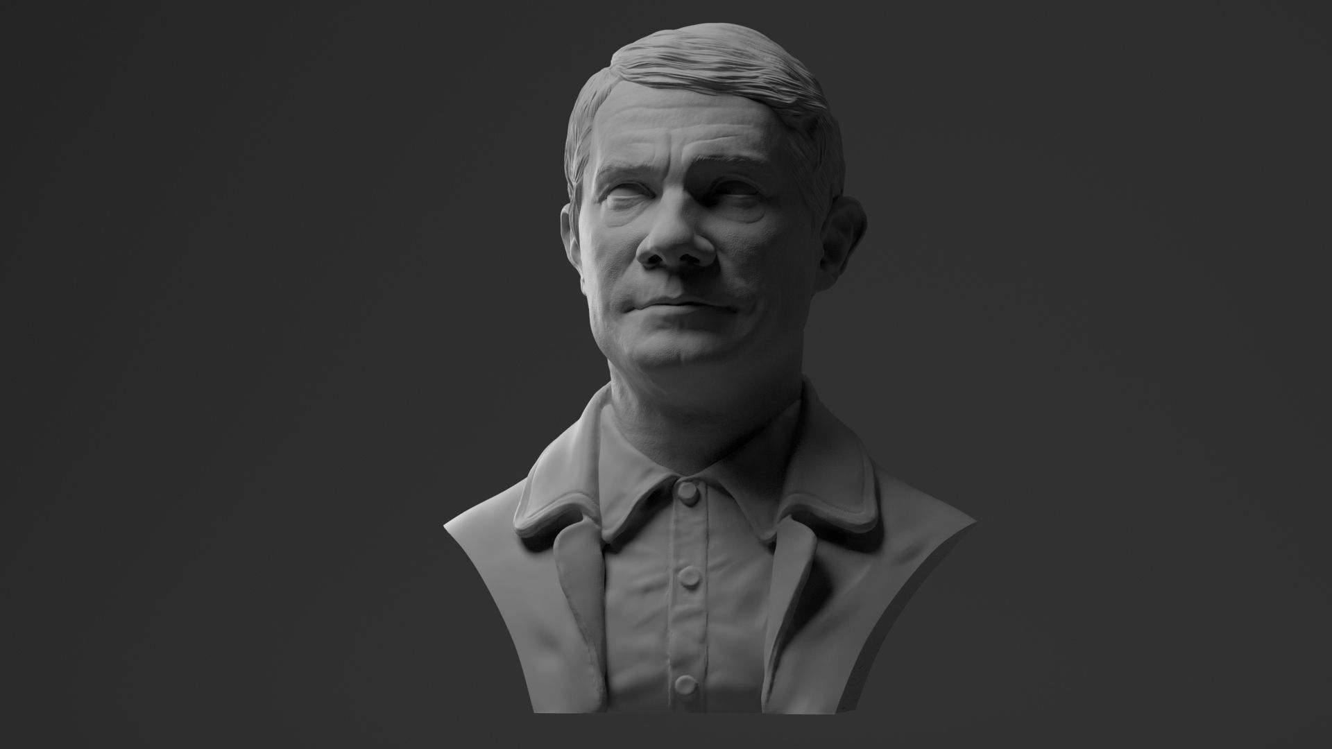 Martin Freeman John Watson - from Sherlock 3D print model_1