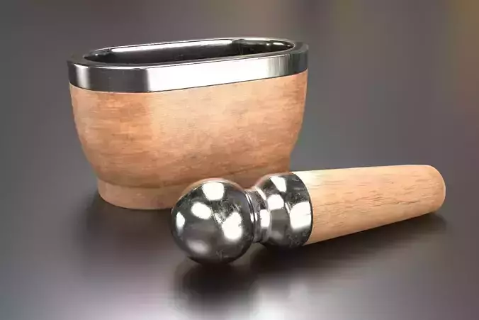 Mortar and Pestle 3D model