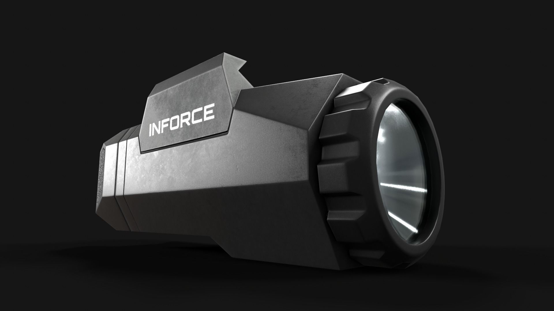 Inforce APL Handgun Weapon Mounted Light Low-poly 3D model_9