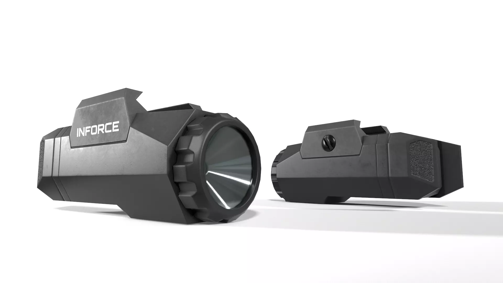 Inforce APL Handgun Weapon Mounted Light Low-poly 3D model_0