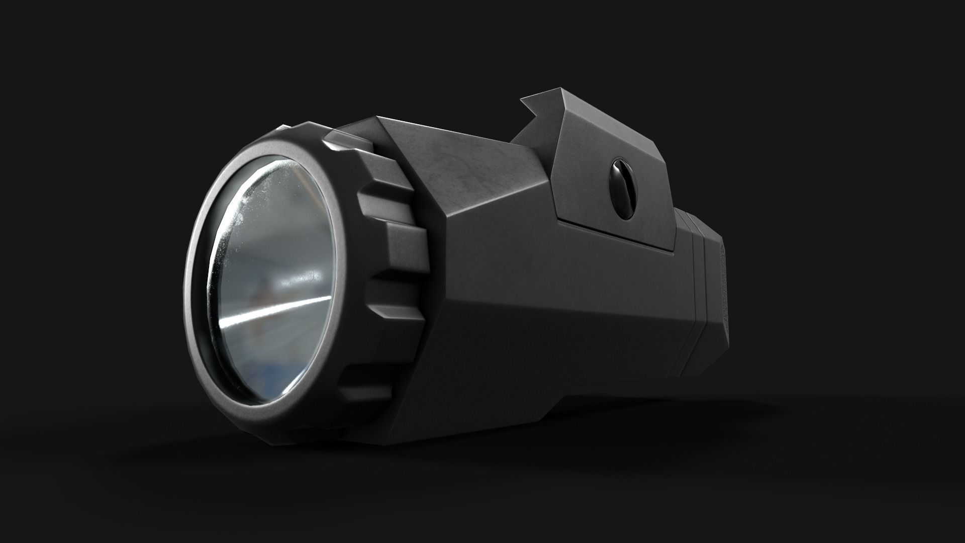 Inforce APL Handgun Weapon Mounted Light Low-poly 3D model_3