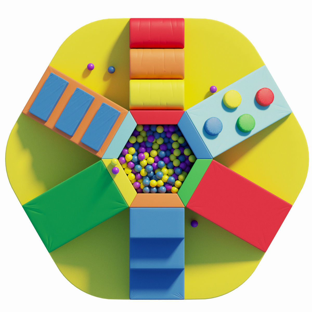 Childrens play area 3D model_2