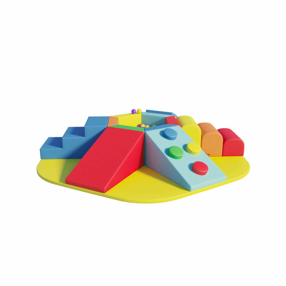 Childrens play area 3D model_1