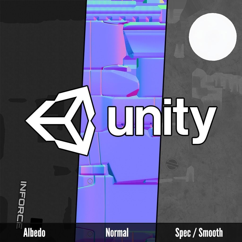 Inforce APLc Compact Handgun Weapon Mounted Light Low-poly 3D model_21