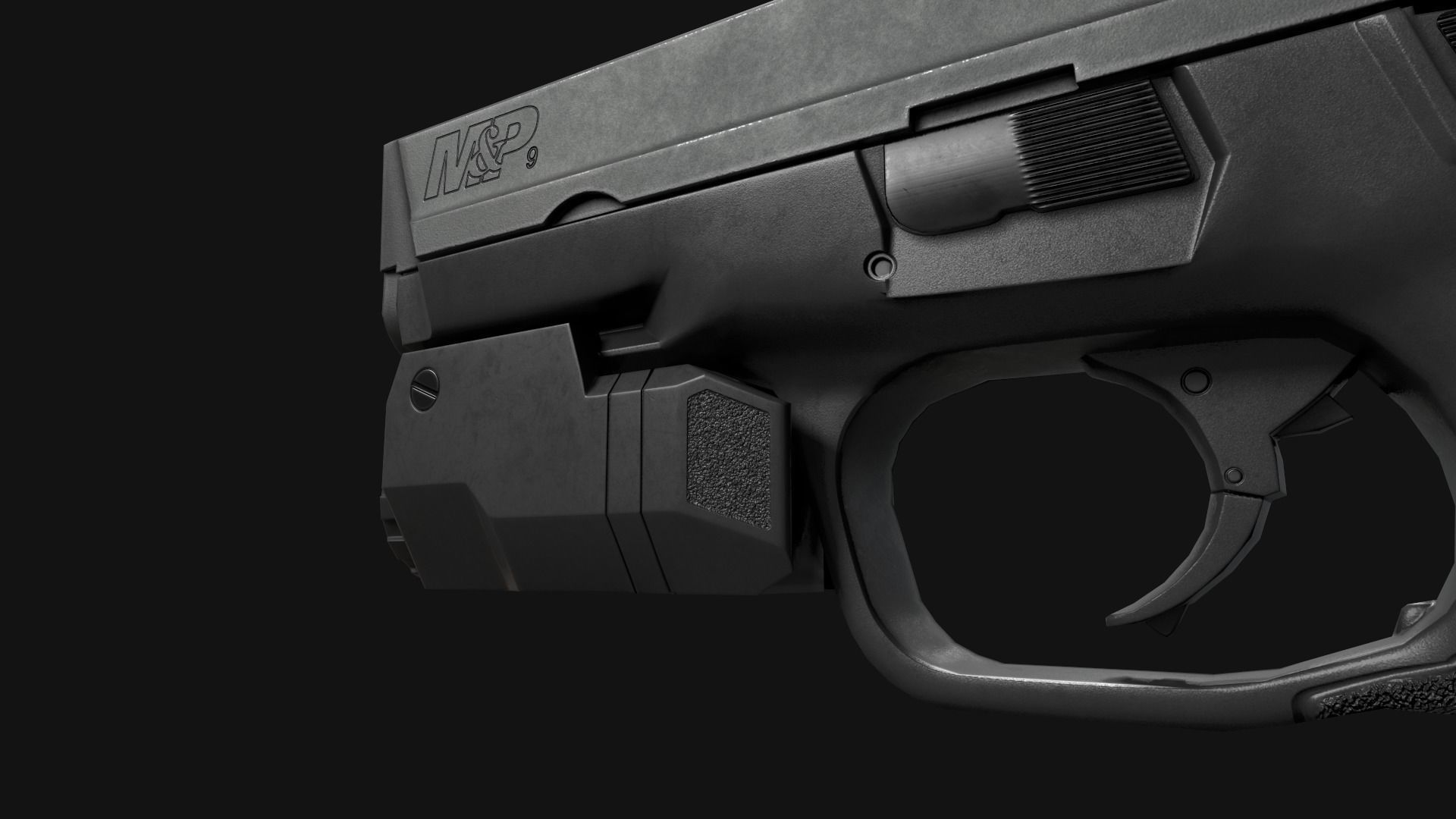Inforce APLc Compact Handgun Weapon Mounted Light Low-poly 3D model_14