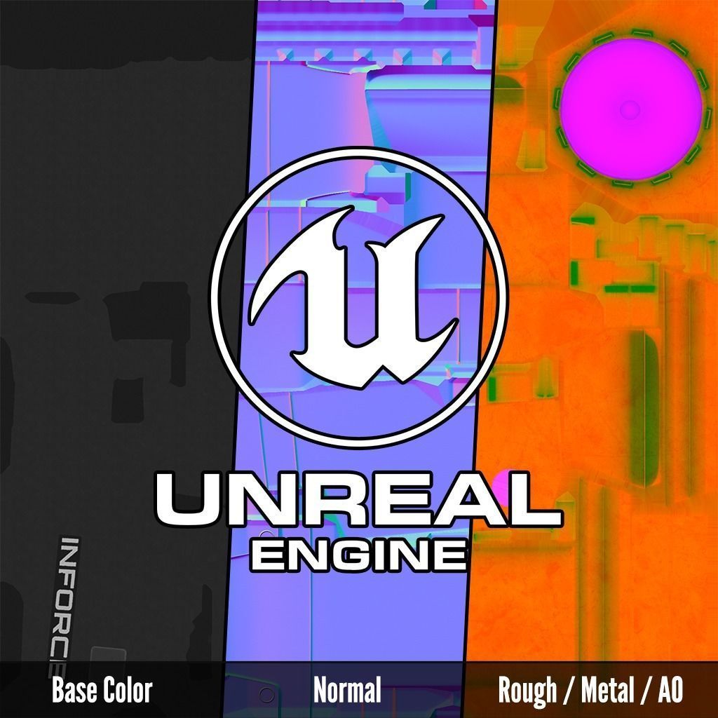 Inforce APLc Compact Handgun Weapon Mounted Light Low-poly 3D model_20