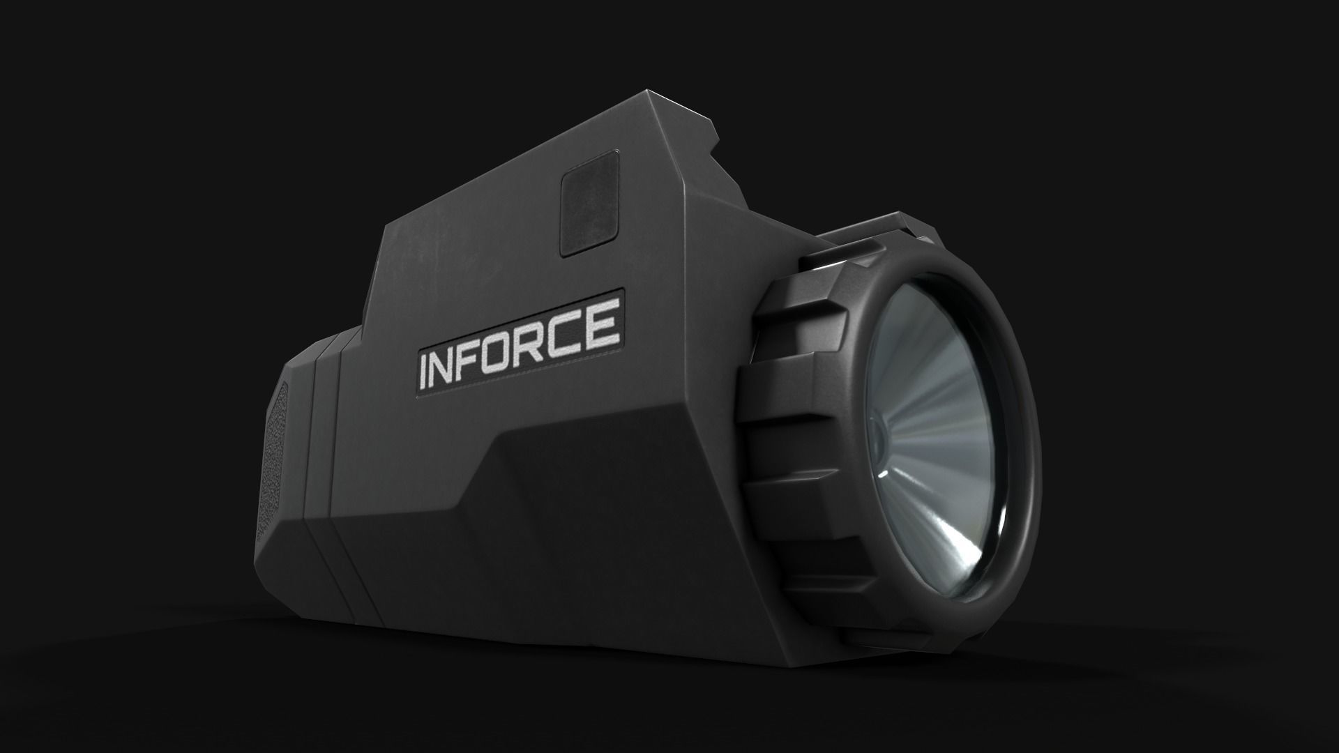 Inforce APLc Compact Handgun Weapon Mounted Light Low-poly 3D model_9