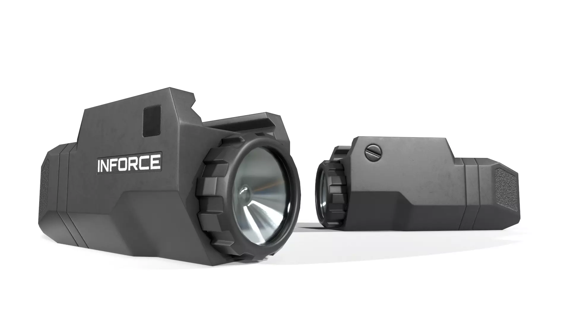 Inforce APLc Compact Handgun Weapon Mounted Light Low-poly 3D model_0