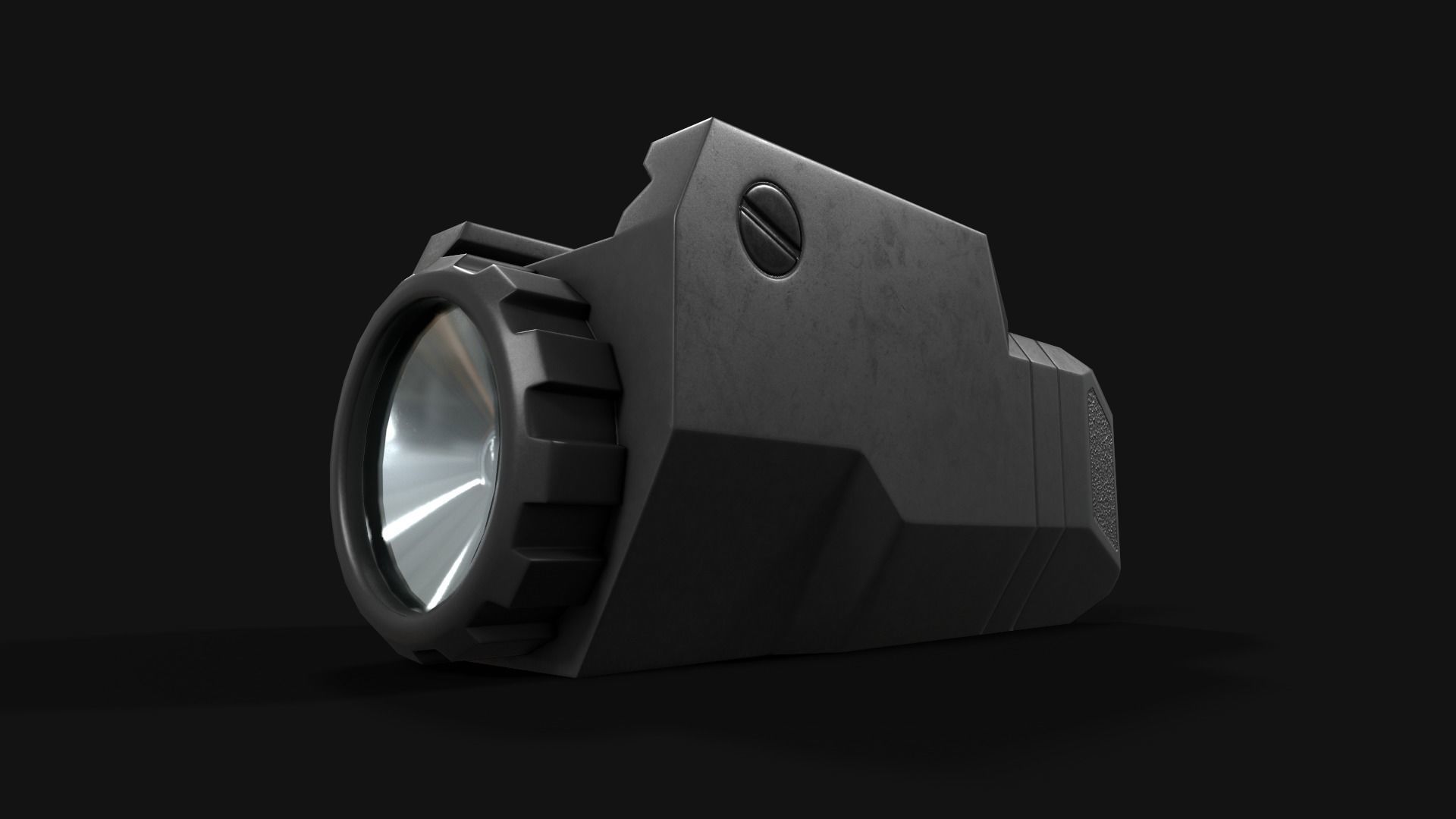 Inforce APLc Compact Handgun Weapon Mounted Light Low-poly 3D model_3