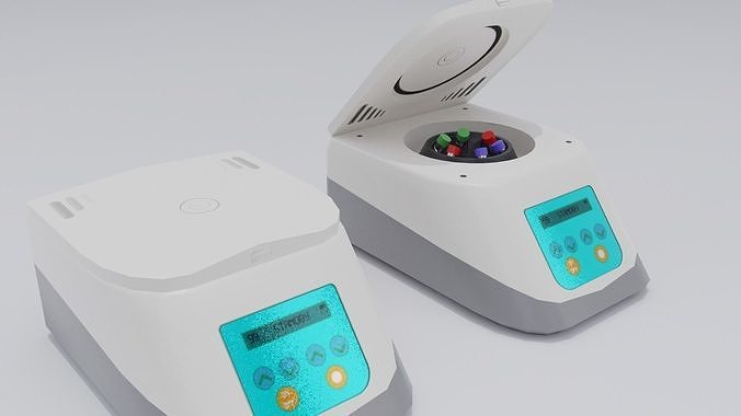 Laboratory Centrifuge Low-poly 3D model