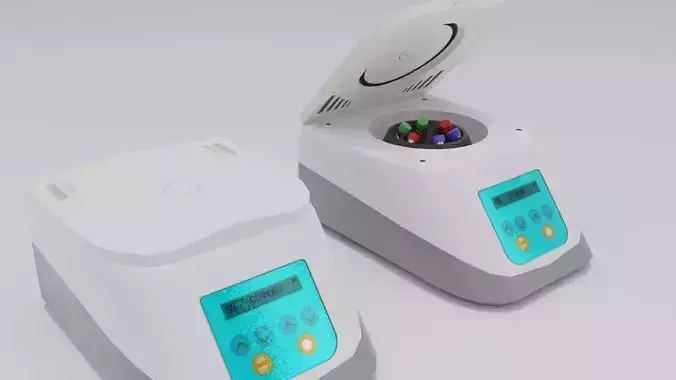 Laboratory Centrifuge Low-poly 3D model