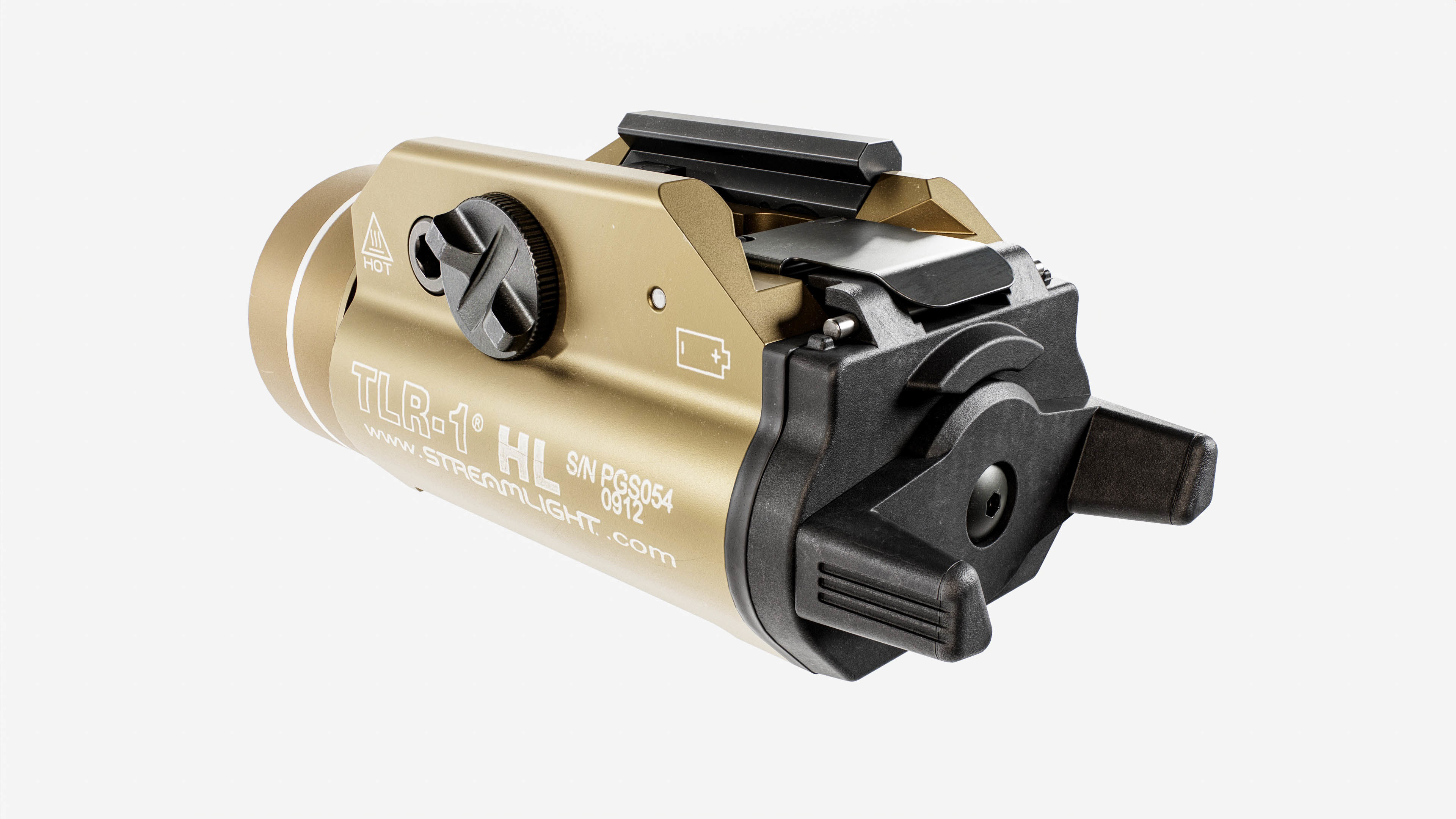 Streamlight TLR1-HL Handgun Weapon Mounted Light Low-poly 3D model_5