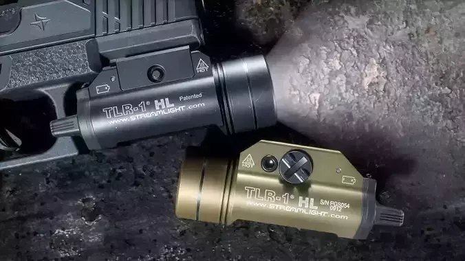 Streamlight TLR1-HL Handgun Weapon Mounted Light Low-poly 3D model