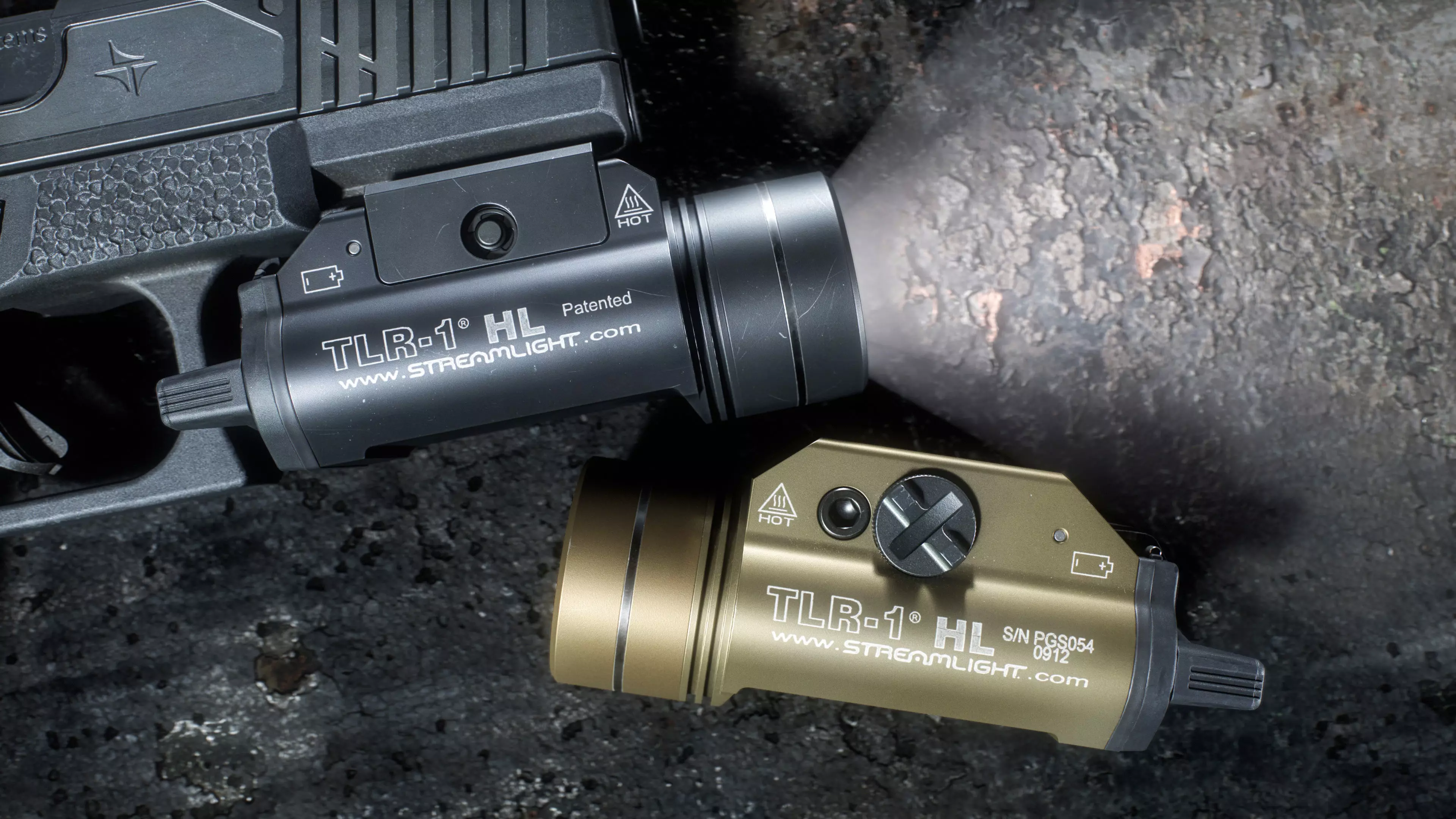 Streamlight TLR1-HL Handgun Weapon Mounted Light Low-poly 3D model_0