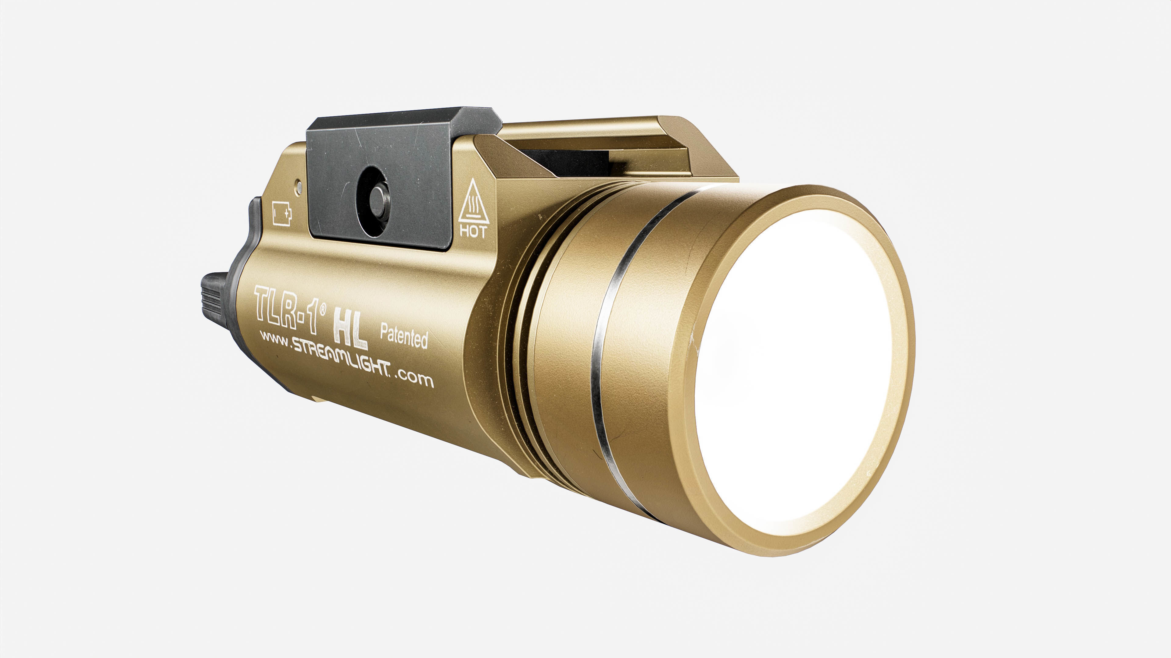 Streamlight TLR1-HL Handgun Weapon Mounted Light Low-poly 3D model_15